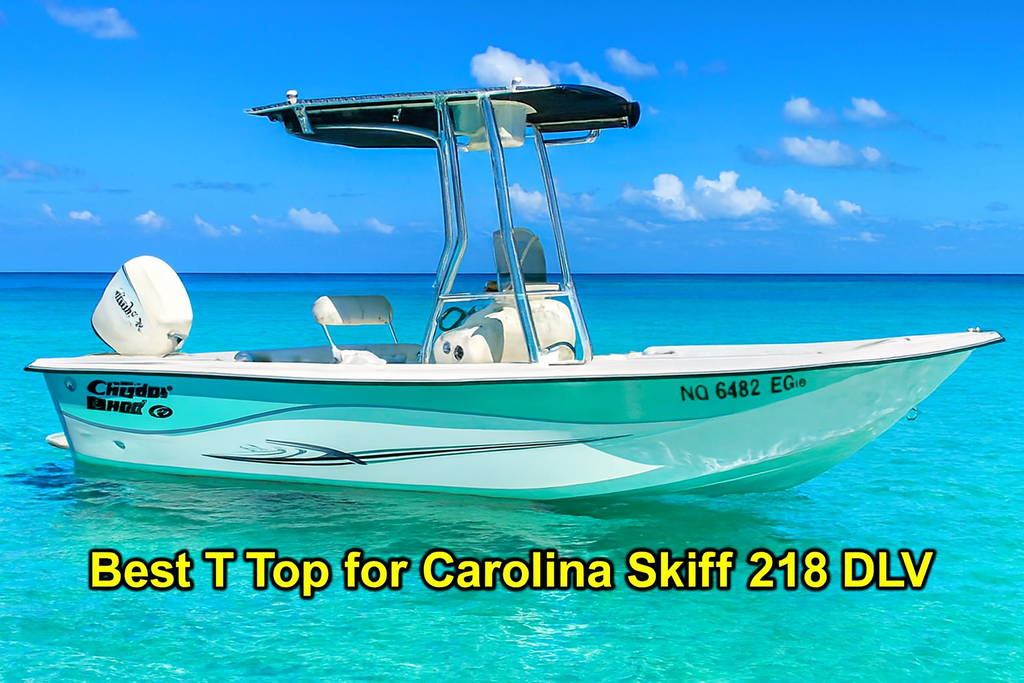 Best Center Console T-Top for Carolina Skiff 218 DLV | Dolphin Pro+