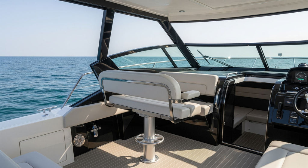 How a Leaning Post Backrest Enhances Your Boating Experience