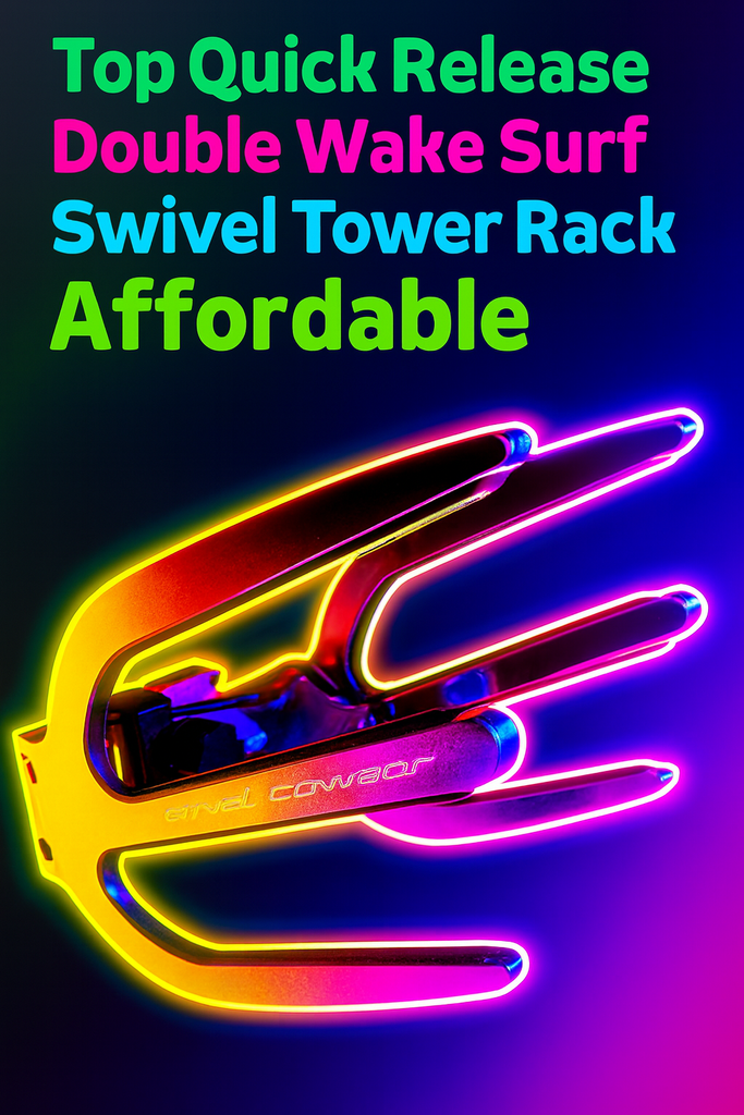 Top Quick Release Double Wake Surf Swivel Tower Rack Affordable – Krypt ...