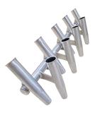 Krypt 9‑Rod Rocket Launcher Boat T Top – Clamp‑On 6061‑T6 Anodized Aluminum – Fits 1"–2"