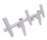 Krypt 5 Rod Rocket Launcher - Boat T Top – Clamp‑On 6061‑T6 Anodized Aluminum – Fits 1"–2" Tubing – Anodized, Black, White – Krypt T‑Tops
