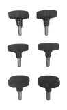 Krypt Pro X1, X2 & X3 Quick Release T‑Top Hand Knobs – Tool‑Free Fold‑Down