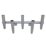 Krypt 5 Rod Rocket Launcher - Boat T Top – Clamp‑On 6061‑T6 Anodized Aluminum – Fits 1"–2" Tubing – Anodized, Black, White – Krypt T‑Tops