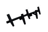 Krypt 5 Rod Rocket Launcher - Boat T Top – Clamp‑On 6061‑T6 Anodized Aluminum – Fits 1"–2" Tubing – Anodized, Black, White – Krypt T‑Tops