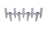 Krypt 9‑Rod Rocket Launcher Boat T Top – Clamp‑On 6061‑T6 Anodized Aluminum – Fits 1"–2"
