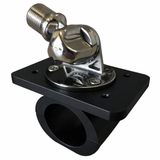 Krypt Universal Boat T‑Top Antenna Bracket – Clamp‑On 1.25”–2” Mount