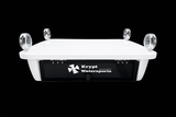 Krypt Pro X6 Electronics Box - Universal Slim‑Mount T‑Top – 6" Marine Storage