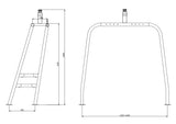 Mini Transom Radar Arch