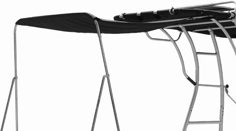 Universal Quick Release T Top Shade Canopy Extension, Extended Bimini, 52" Long x 52" Wide